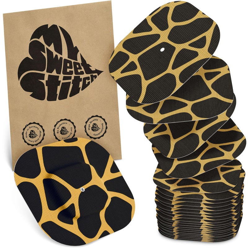 MySweetStitch - 25x Simplera Patch Square, Overpatch edge length 70mm, watterproof, breathable, skin-friendly, Savannah